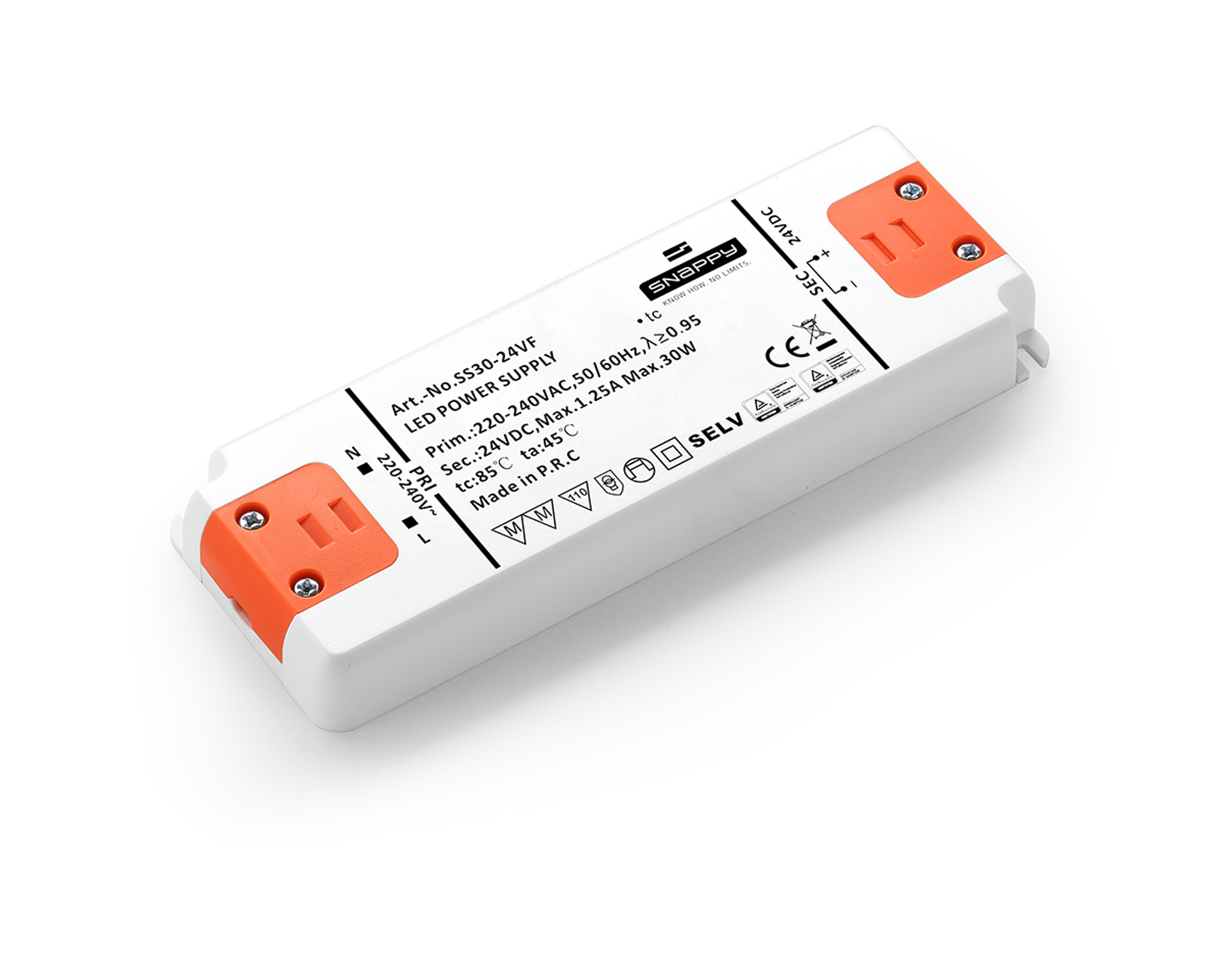 M7376  Tiras LED Strips Slim 30W Constant Driver, DC, 24V